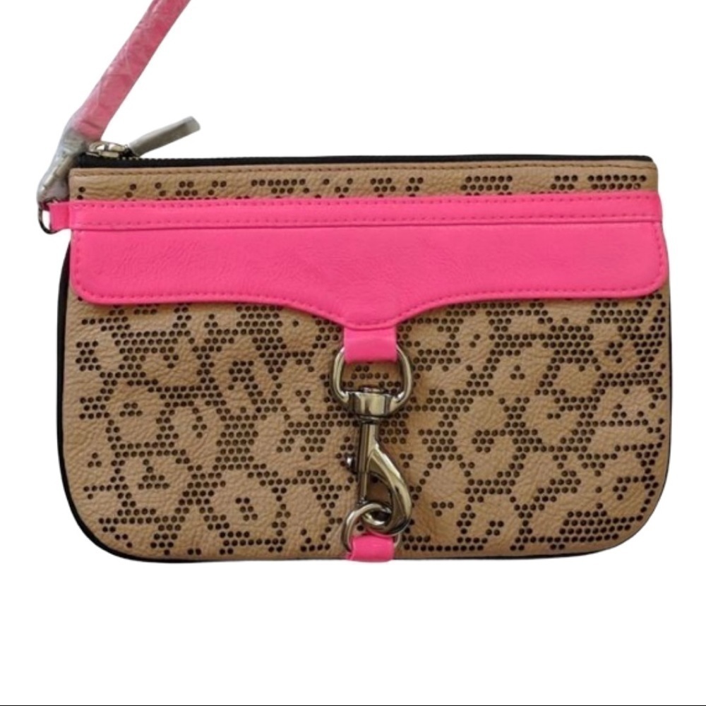 Rebecca Minkoff Petite Leather Laser Cut Clutch